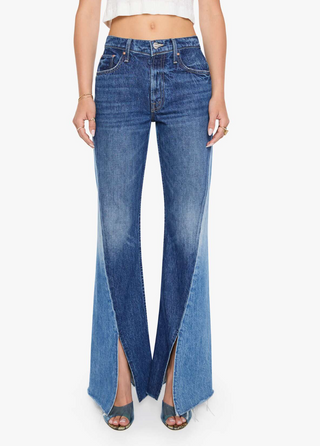 Mother | Bookie Slit Twist Heel Fray | Double Take
