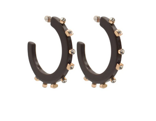 Smith & Co. | City Girl Jewel Hoops | Large