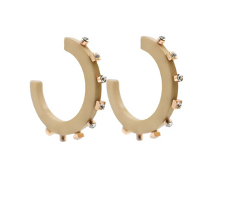 Smith & Co. | City Girl Jewel Hoops | Large