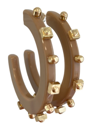 Smith & Co. | City Girl Jewel Hoops | Large