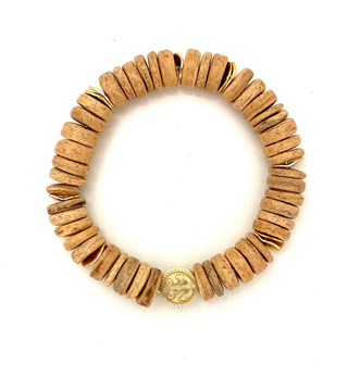 Anchor Beads | Coconut Bracelet